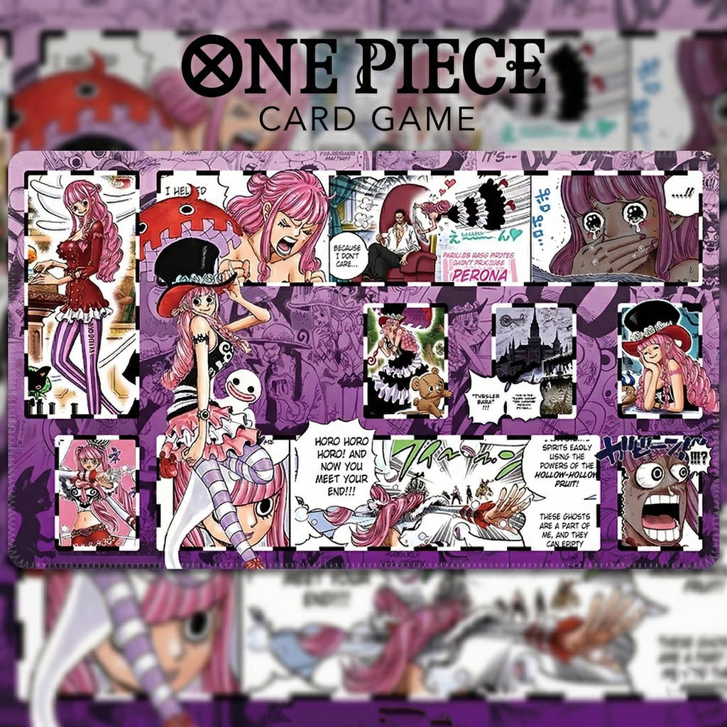 One Piece Perona TCG Playmat – Ghost Princess Manga Card Game Desk Mat