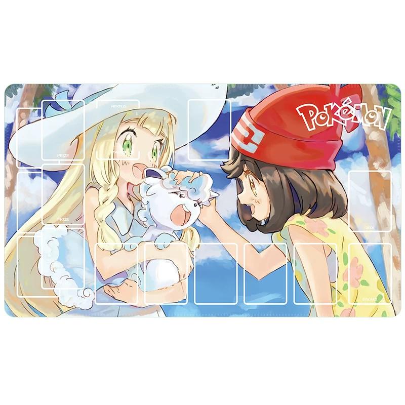 Pokemon Playmat | PTCG Card Game Mat | 24x14" inches