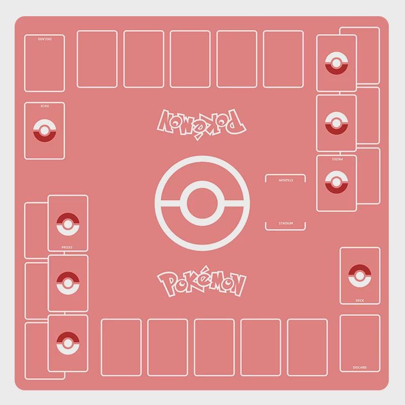 Duo Pokemon Playmat 24 x 24 in