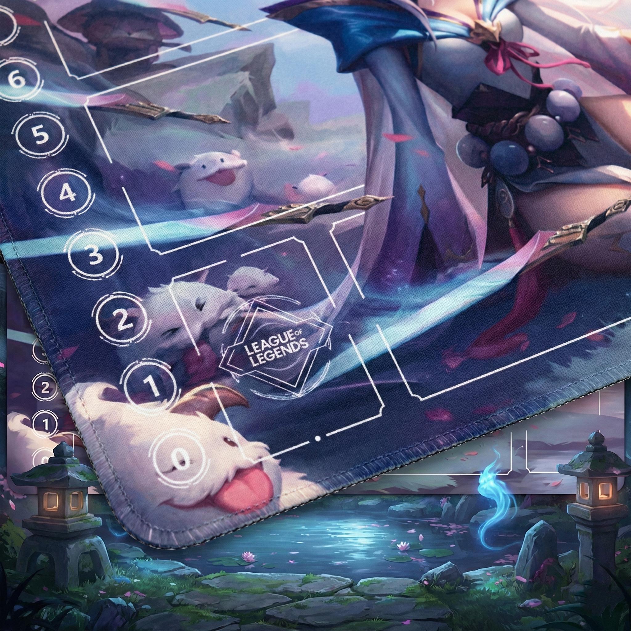 Irelia Spirit Blossom Riftbound Playmat