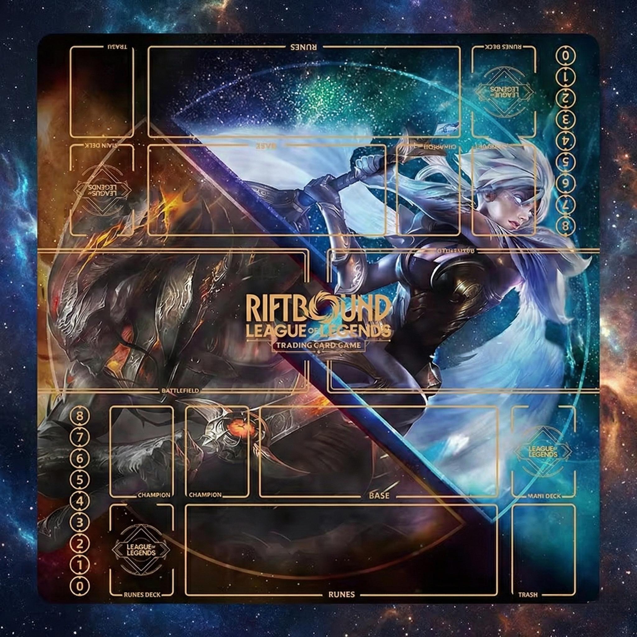 Aatrox & Riven Riftbound Playmat Two Players