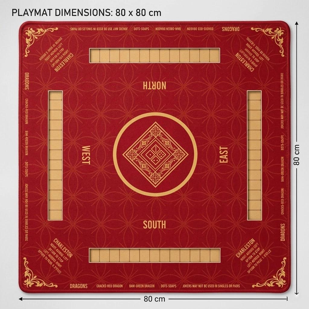 Mahjong Mat 60 x 60 cm