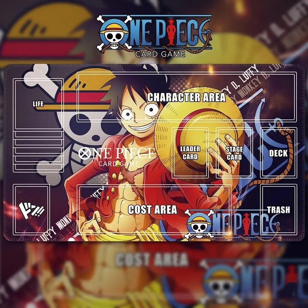 One Piece TCG Playmat - Monkey D. Luffy Straw Hat Edition