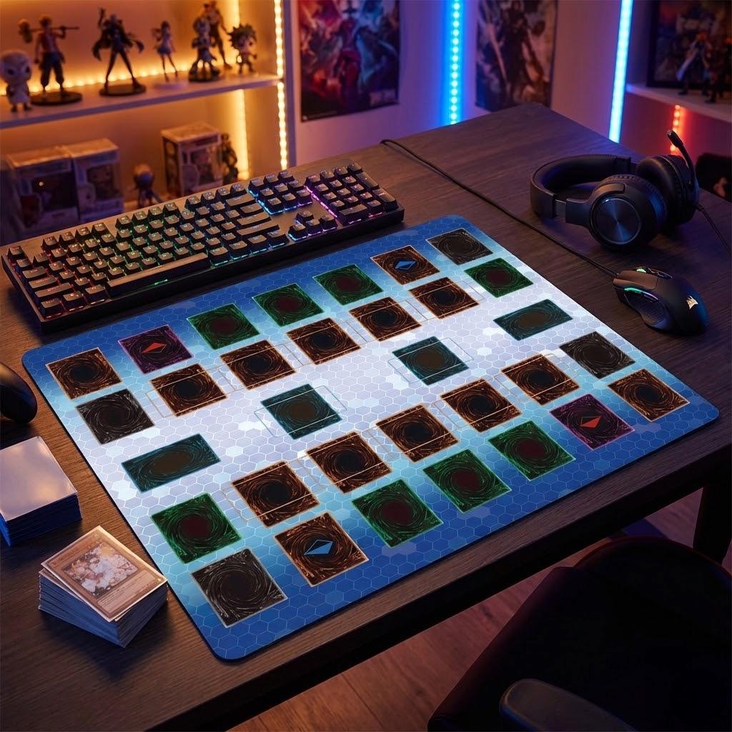 Two Player Duo Yu-Gi-Oh! Playmat