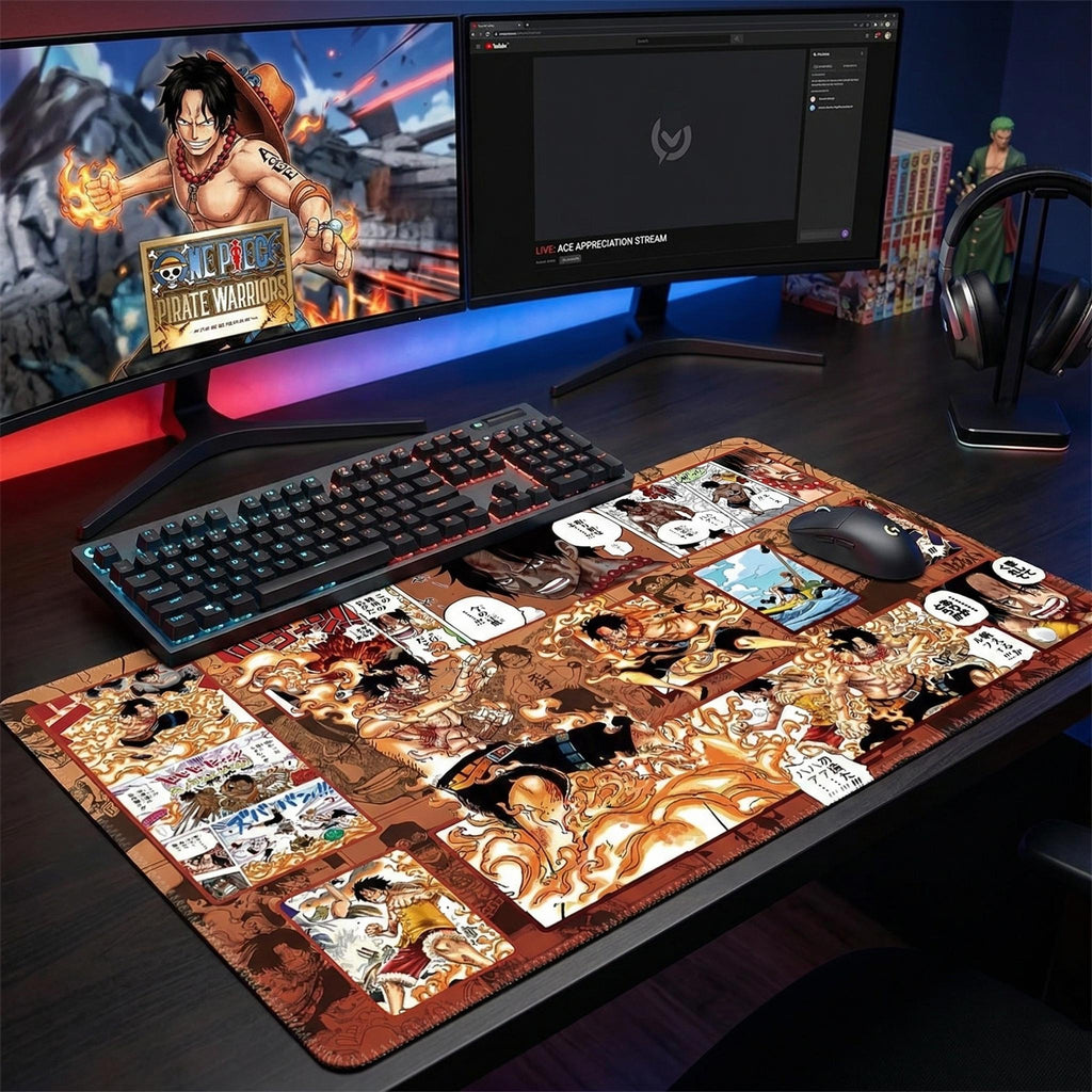 Portgas D.Ace One Piece Playmat