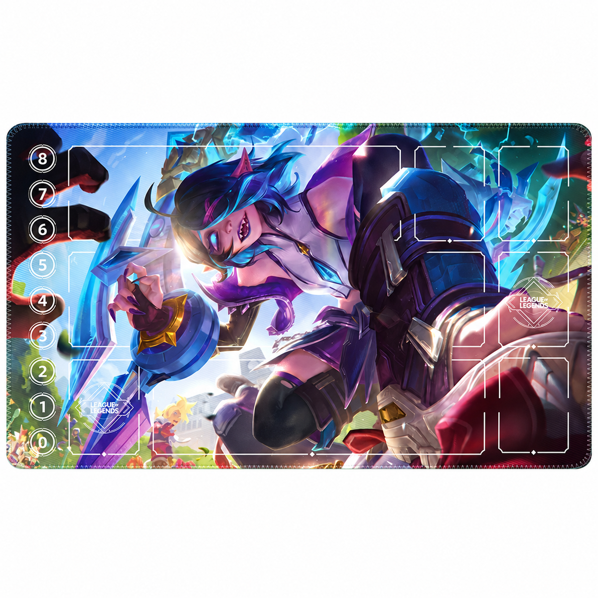 Briar Riftbound playmat full mat with artwork-matched stitched edges