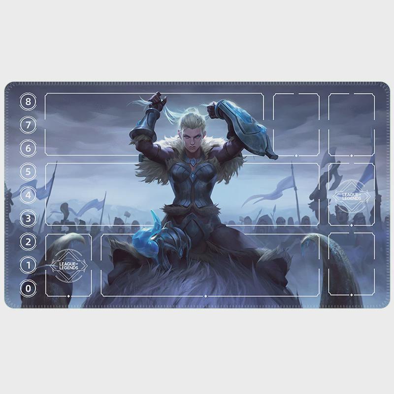 Sejuani League of Legends Riftbound Playmat | Trading Card Game Pad | LOL Desk Mat | 24" x 14" inches Stitched Edges