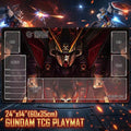 Gundam Card Game Playmat with Zones | 24x14 inches Card Mat for GCG Gift | Crossbone Gundam X-1
