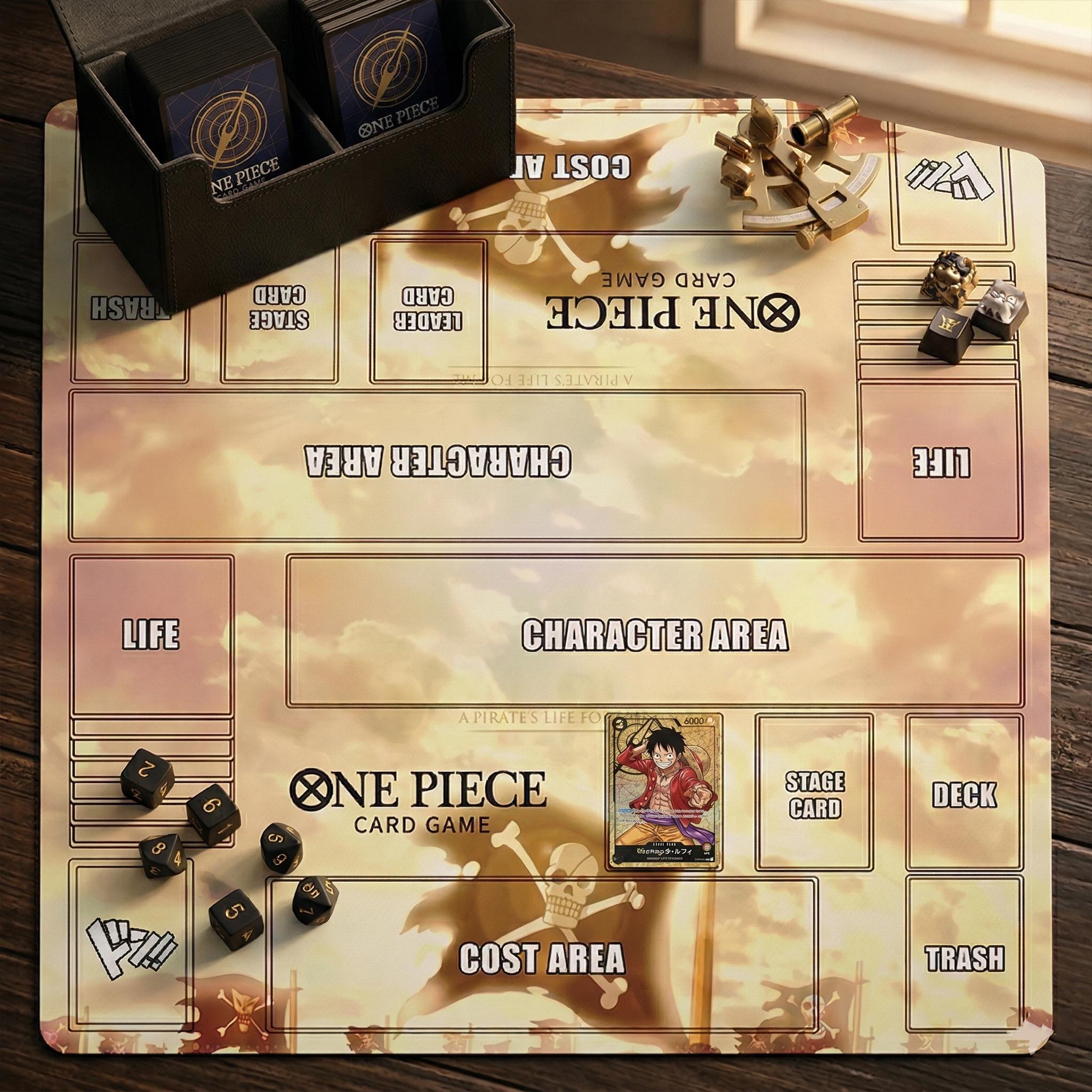 Golden Pirate Flag One Piece Duo Playmat