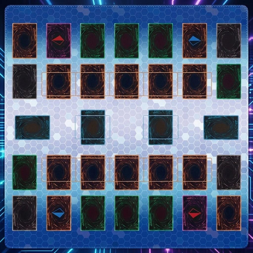 Two Player Duo Yu-Gi-Oh! Playmat