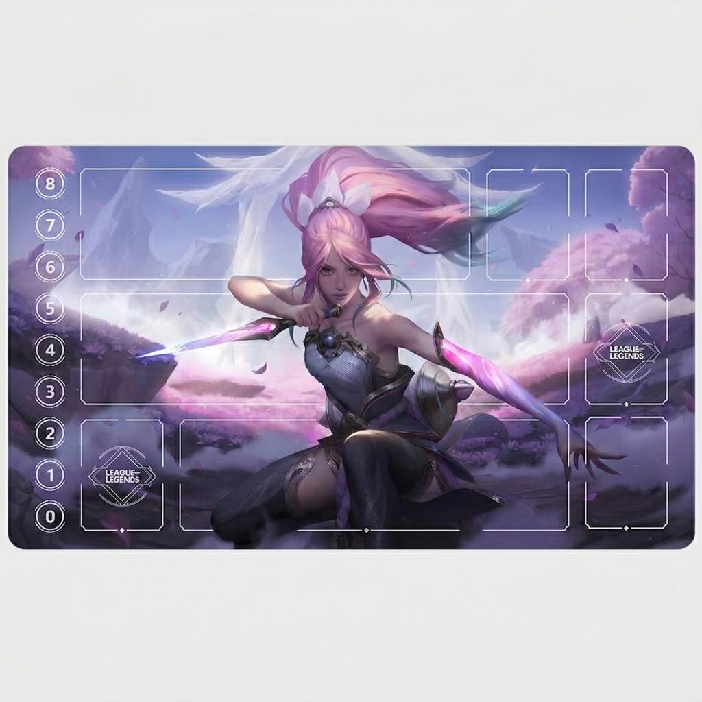 Akali Spirit Blossom Riftbound Playmat