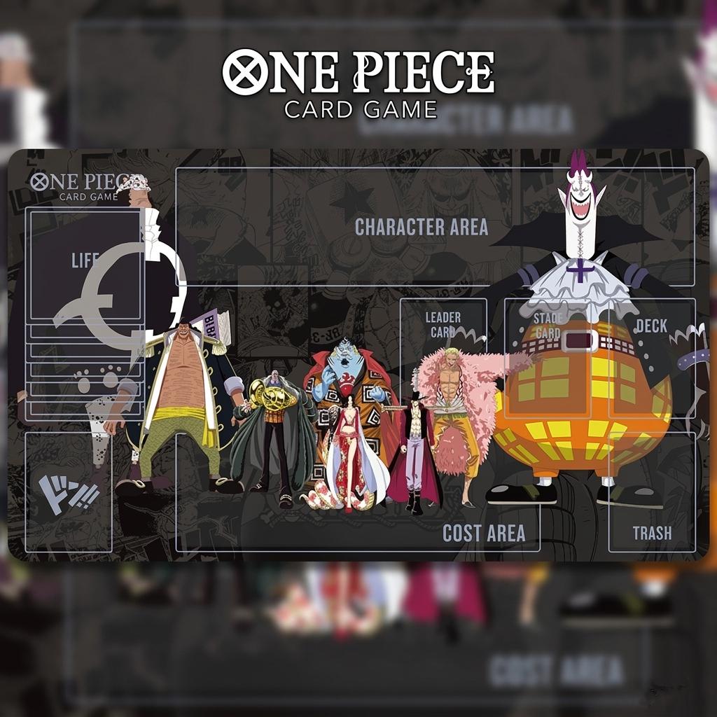 One Piece TCG Playmat, Seven Warlords Custom Card Game Mat, Tournament Size Desk Mat
