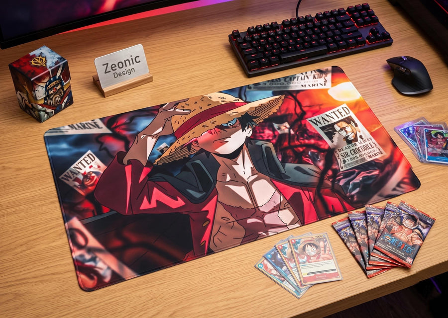 Monkey D. Luffy Manga Panel One Piece Playmat