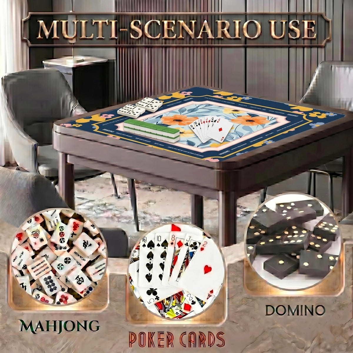 Tappetino per Mahjong Wildflower