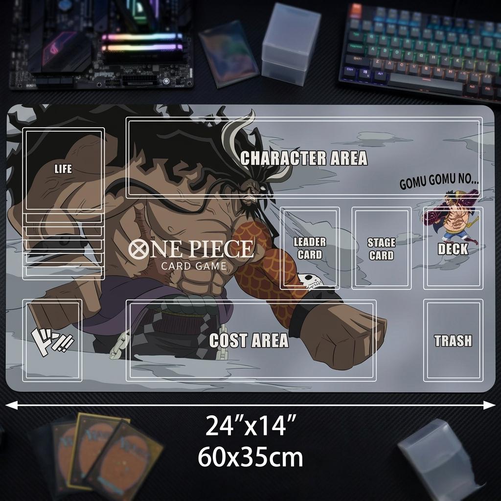 Kaido vs Luffy One Piece Playmat