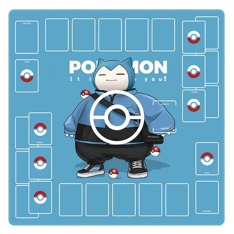 Pastel Gengar Two-Player Pokemon Playmat