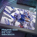 Gundam TCG Playmat with Zones - Aerial TCG Desk Mat - Mobile Suit Gaming Mat - Custom Trading Card Game Accessory