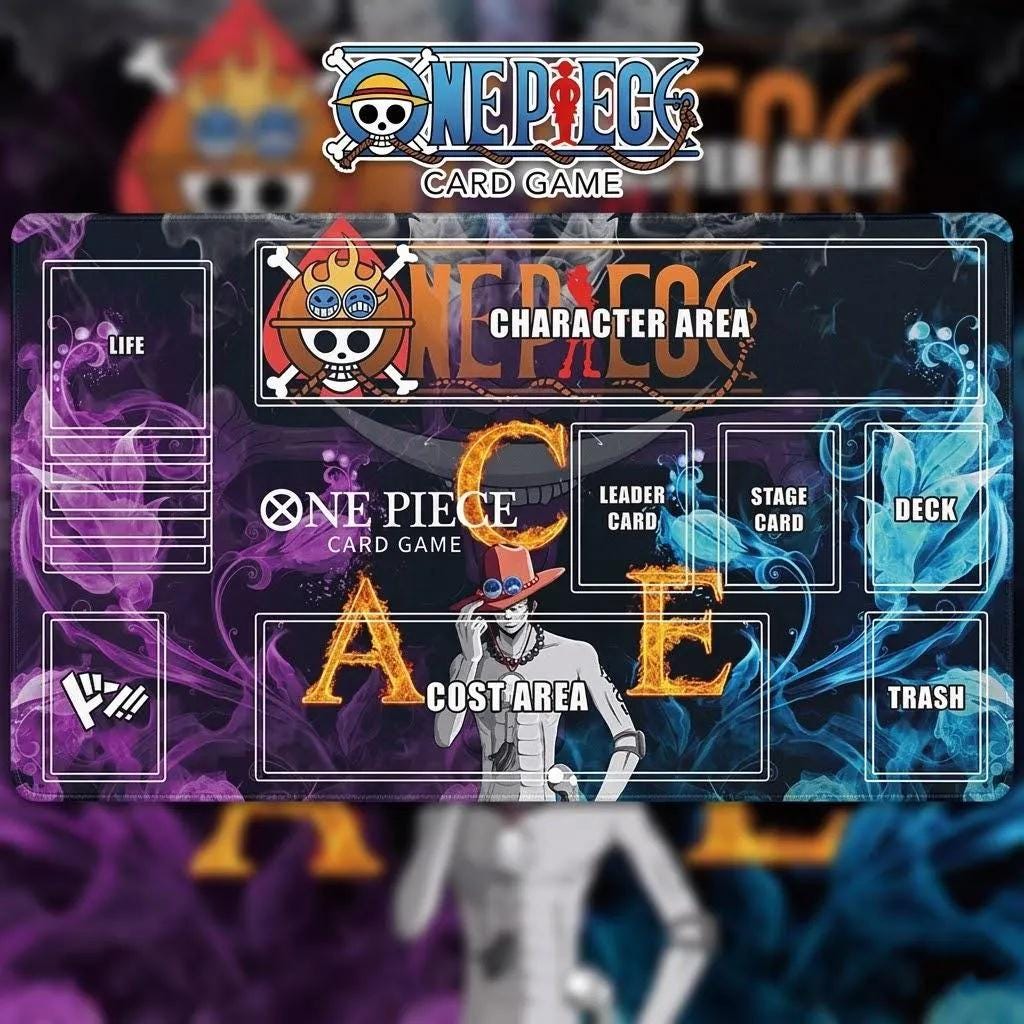 Portgas D. Ace One Piece Playmat