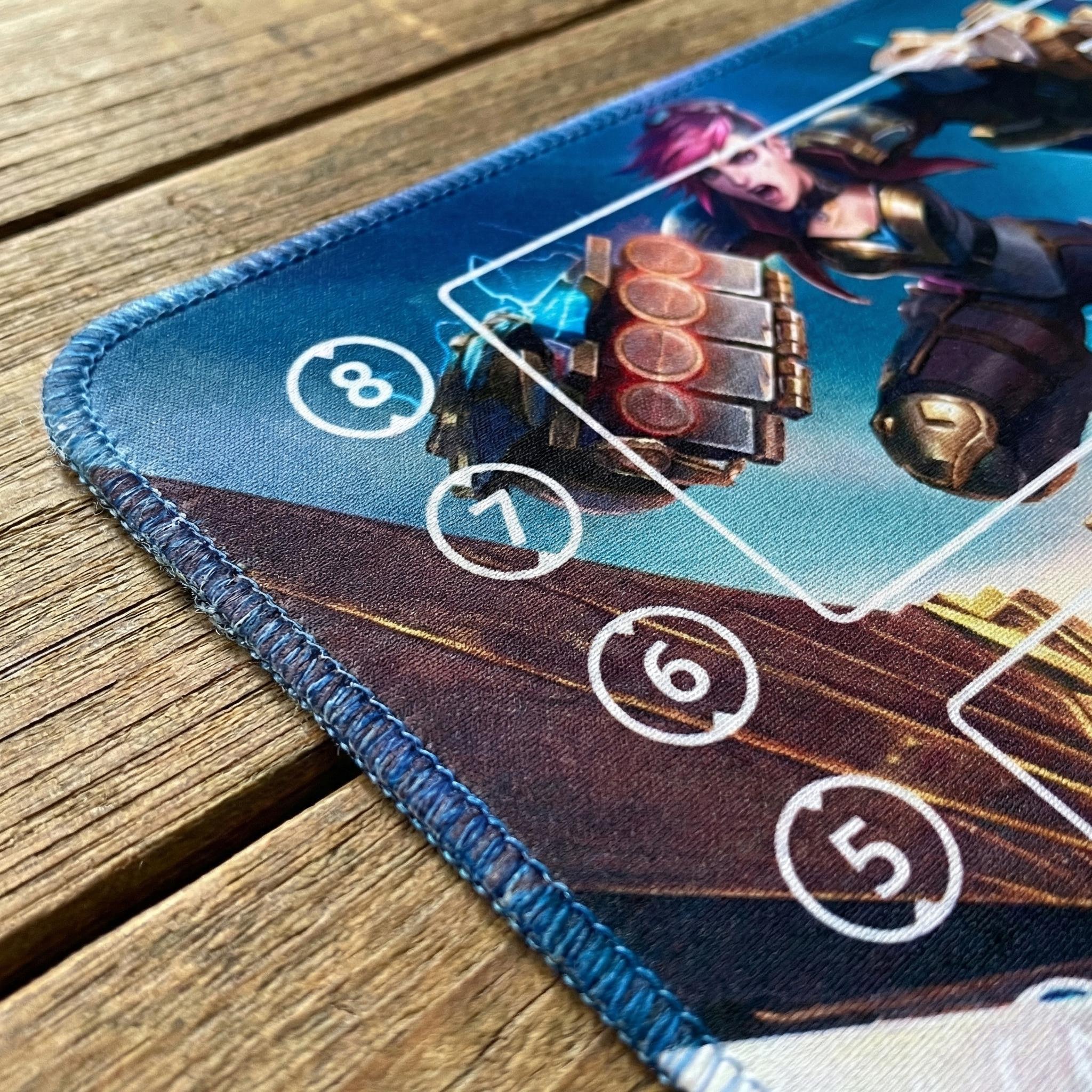 Yasuo Vi Senna Lulu Volibear League of Legends Riftbound Playmat