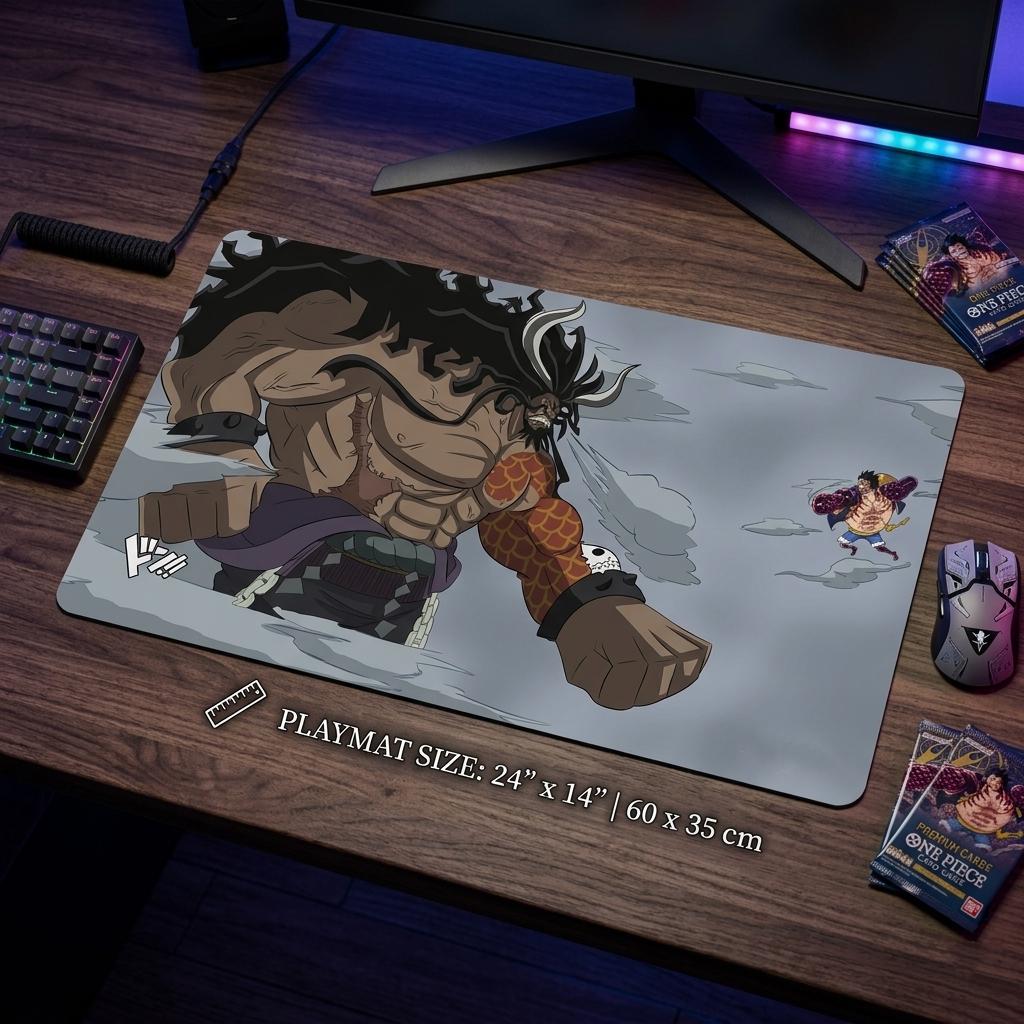 Kaido vs Luffy One Piece Playmat