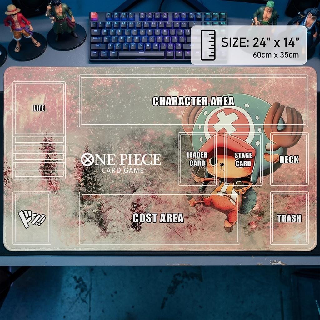 Tony Tony Chopper Winter Cherry Blossom Playmat