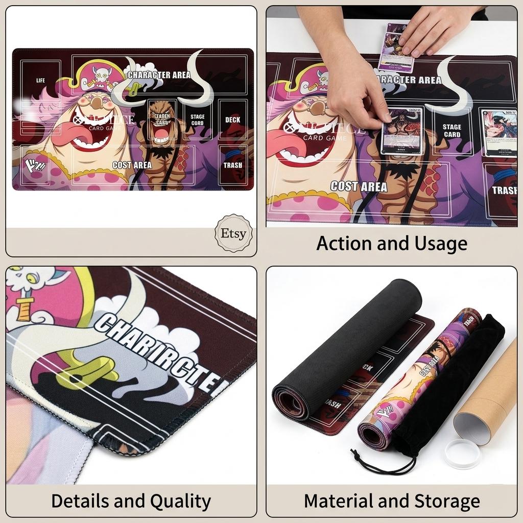 Big Mom und Kaido One Piece Spielmatte