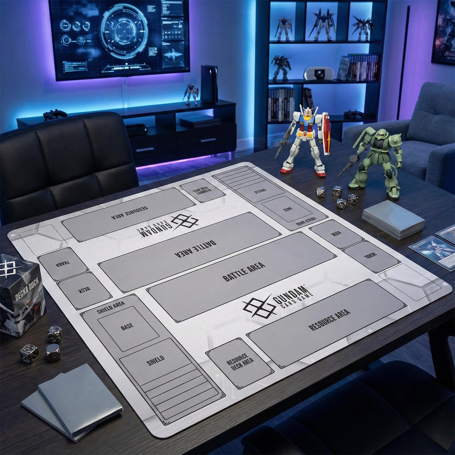 Gray Two-Player Gundam Playmat