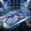 ZGMF-X10A Freedom Gundam Card Game Playmat with Zones | 24x14 inches Card Mat for GCG Gift