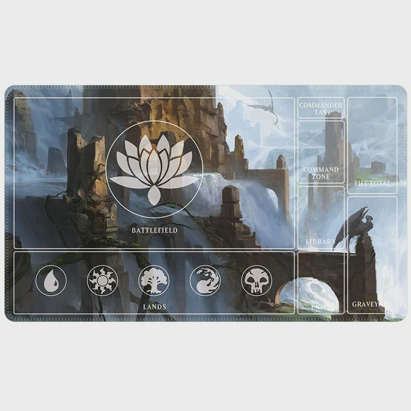 Lotus Fantasy Art MTG Commander Playmat