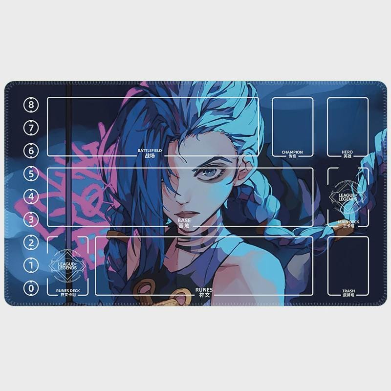 Jinx Rune Riftbound Playmat
