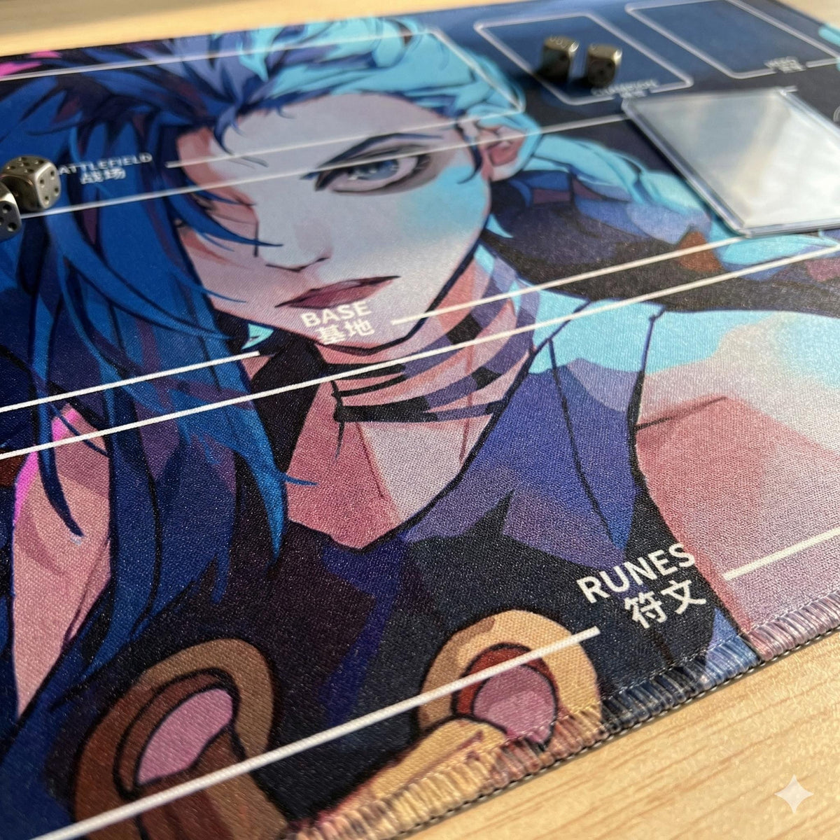 Jinx Rune Riftbound Playmat