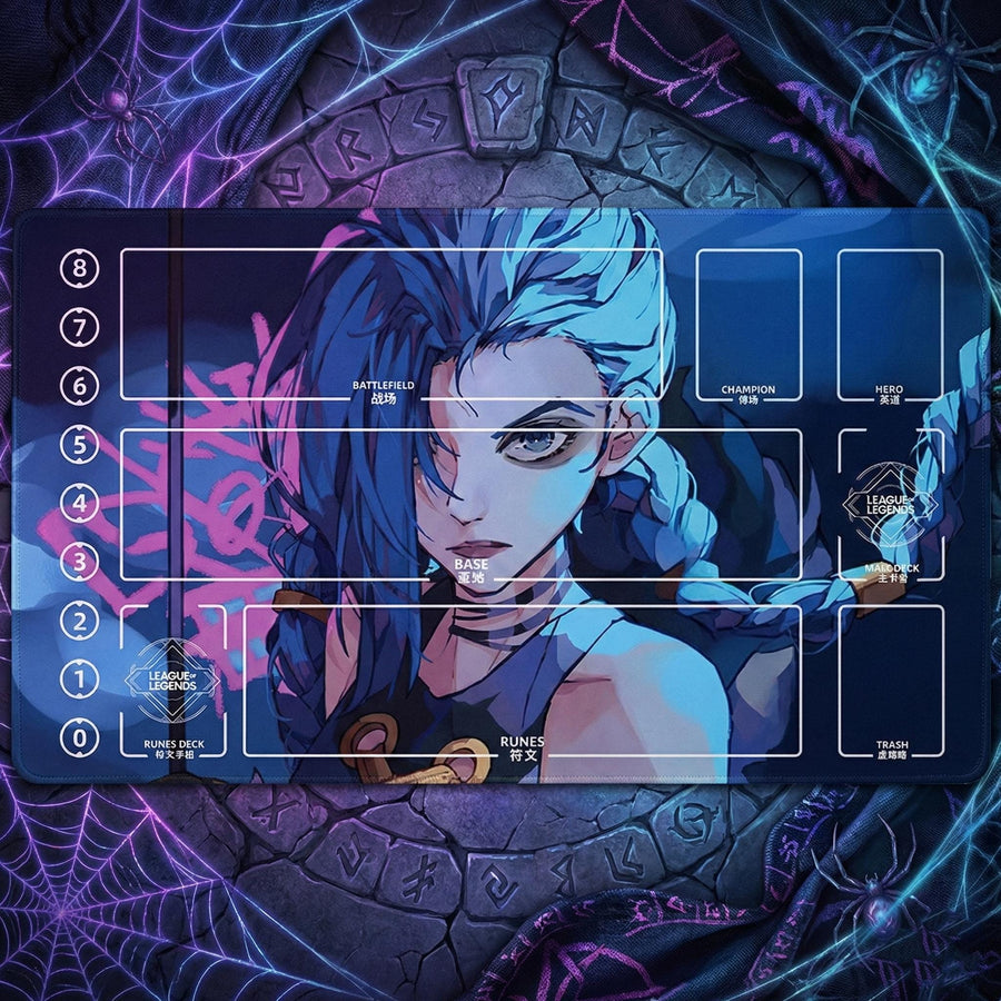 Jinx Rune Riftbound Playmat