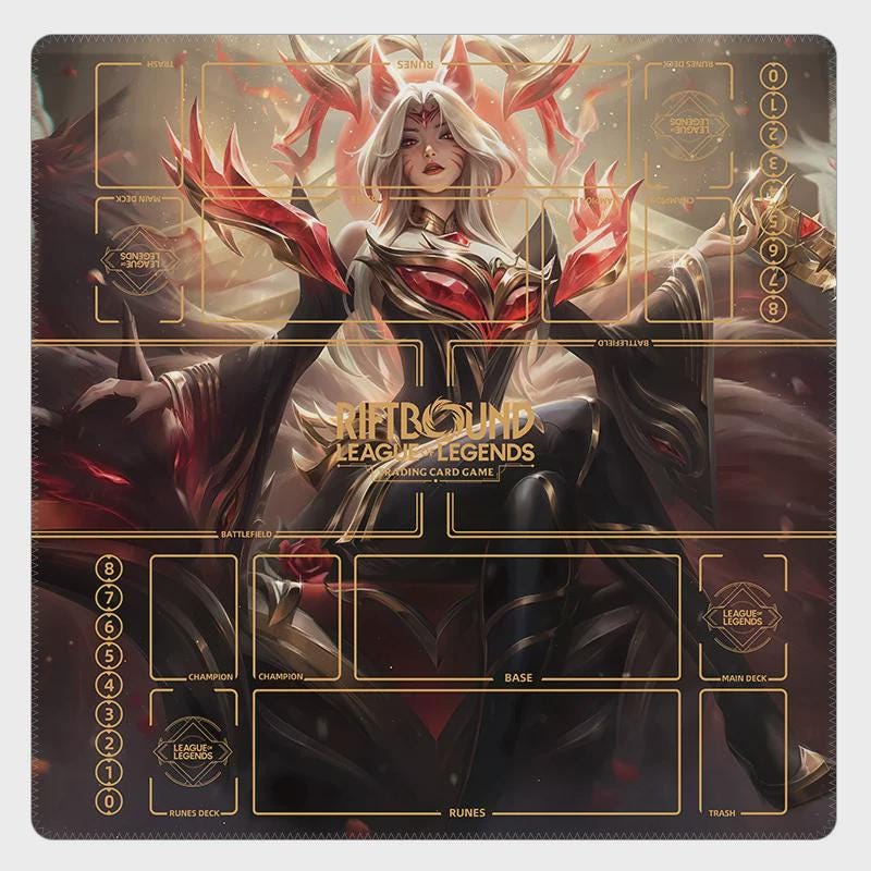 Ahri Two-Player Riftbound Playmat
