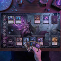 Ahri Arcana Riftbound LOL Playmat - League of Legends Inspired Trading Card Game - 24" x 14" inches (600 x 350 x 2 mm) Stitched Edges