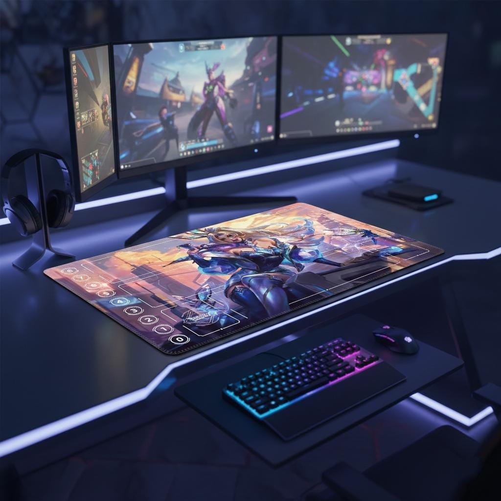 Seraphine Superstar Riftbound Playmat