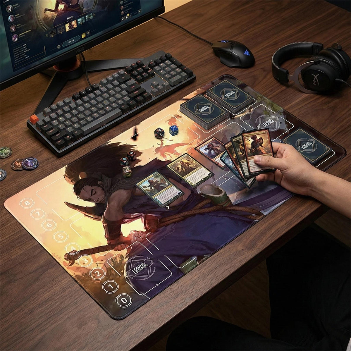 Yasuo-Arcana-Riftbound-Spielmatte III