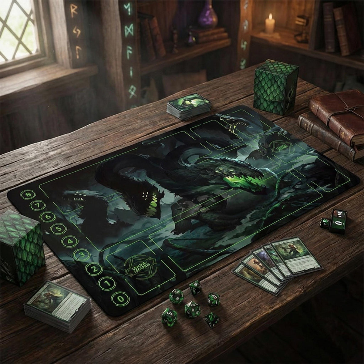 Baron Nashor Arcana Riftbound Spielmatte