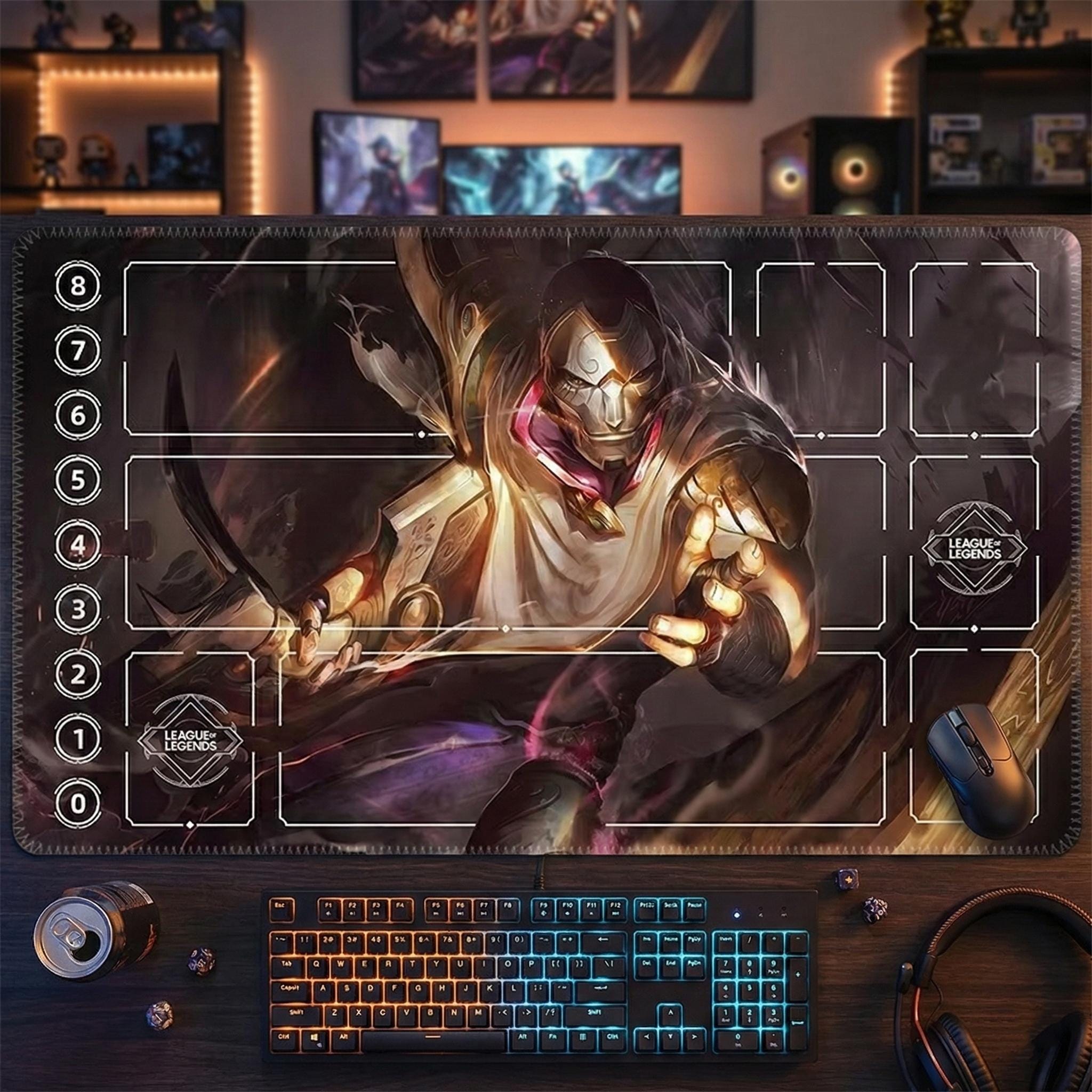 Jhin League of Legends Riftbound Playmat