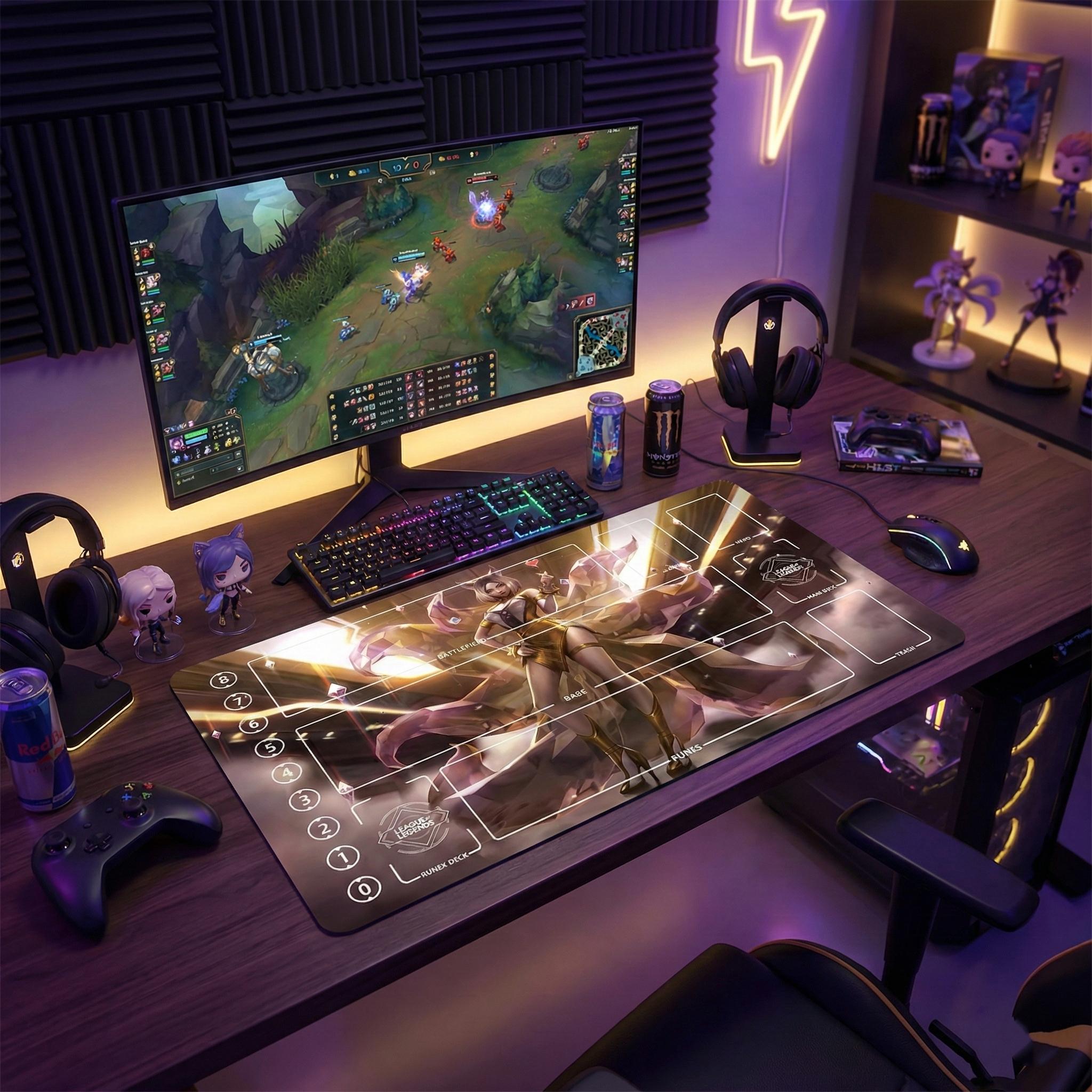K/DA Ahri Inspired League of Legends TCG Mat