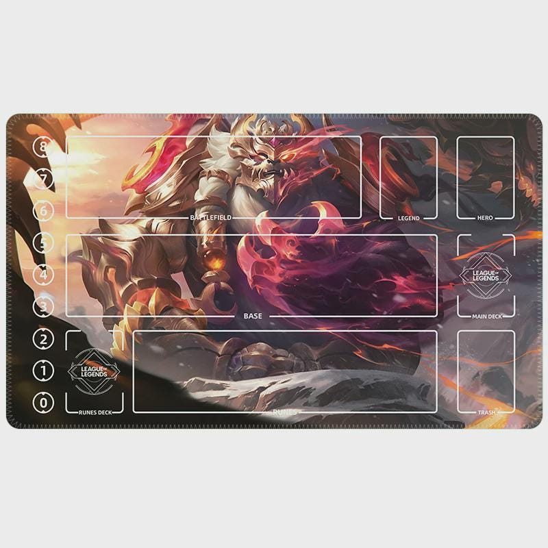 Volibear League of Legends Riftbound Playmat