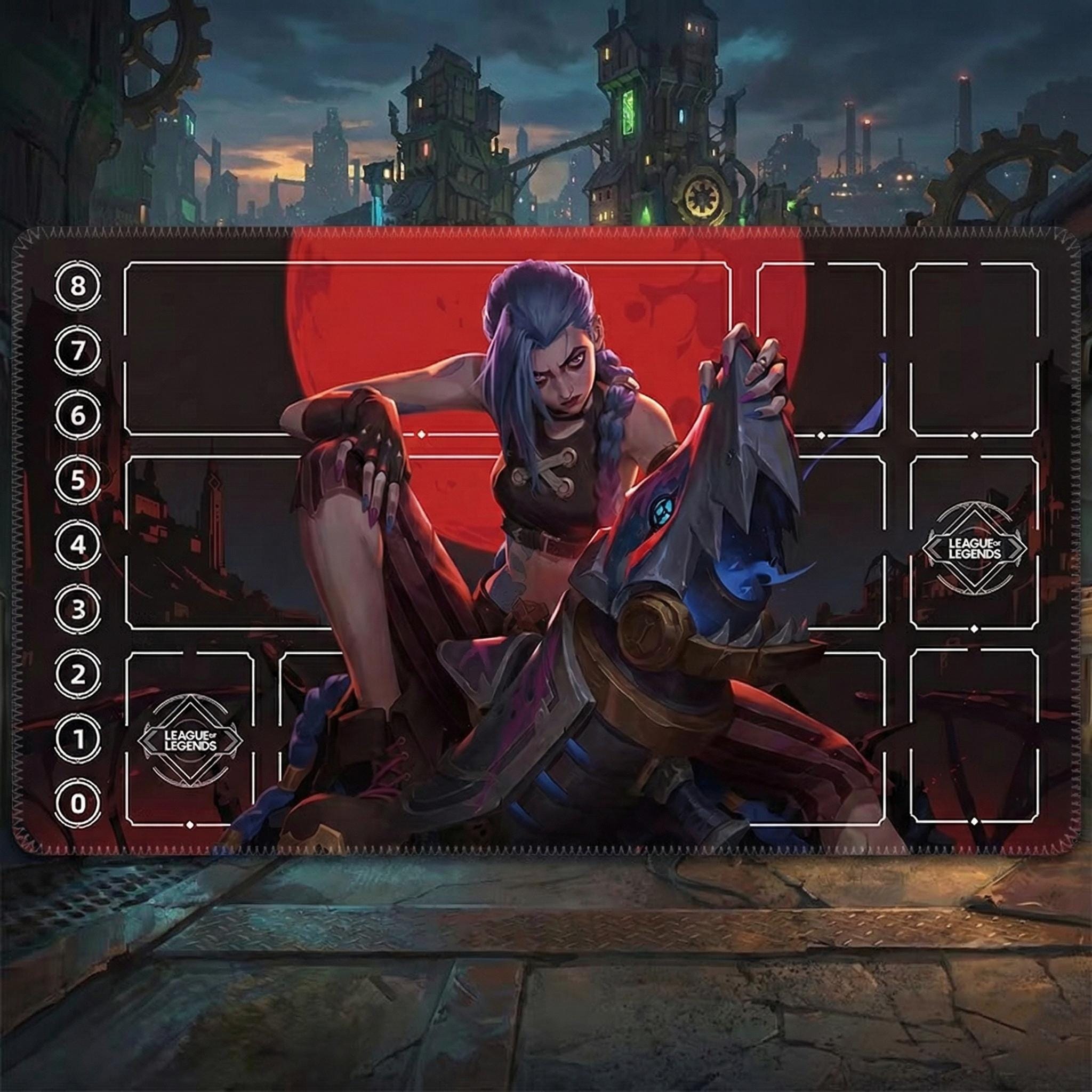 Jinx League of Legends Riftbound Playmat