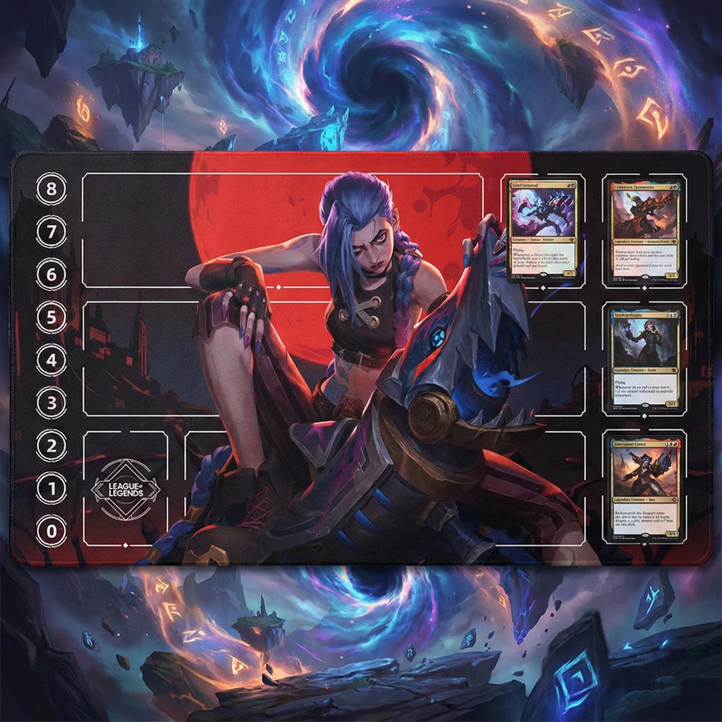Jinx League of Legends Riftbound Playmat
