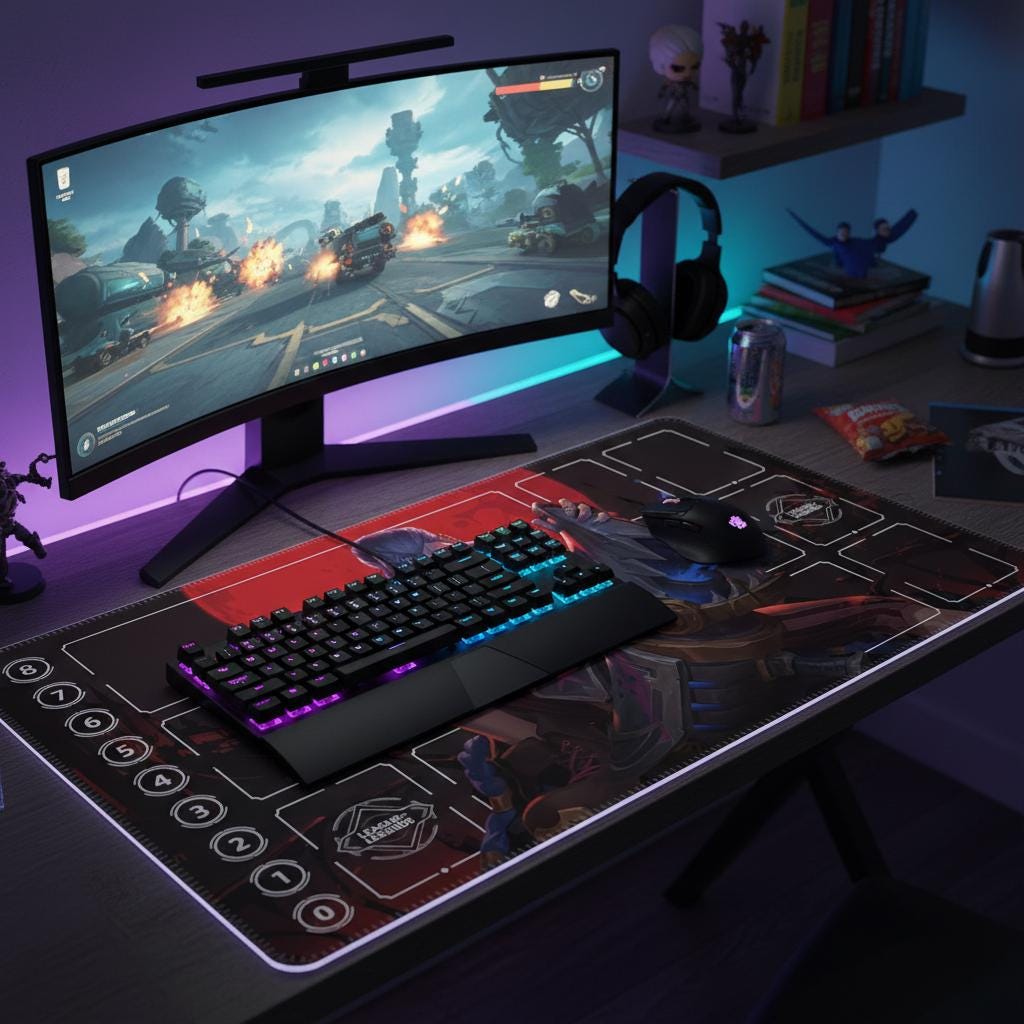 Jinx League of Legends Riftbound Playmat