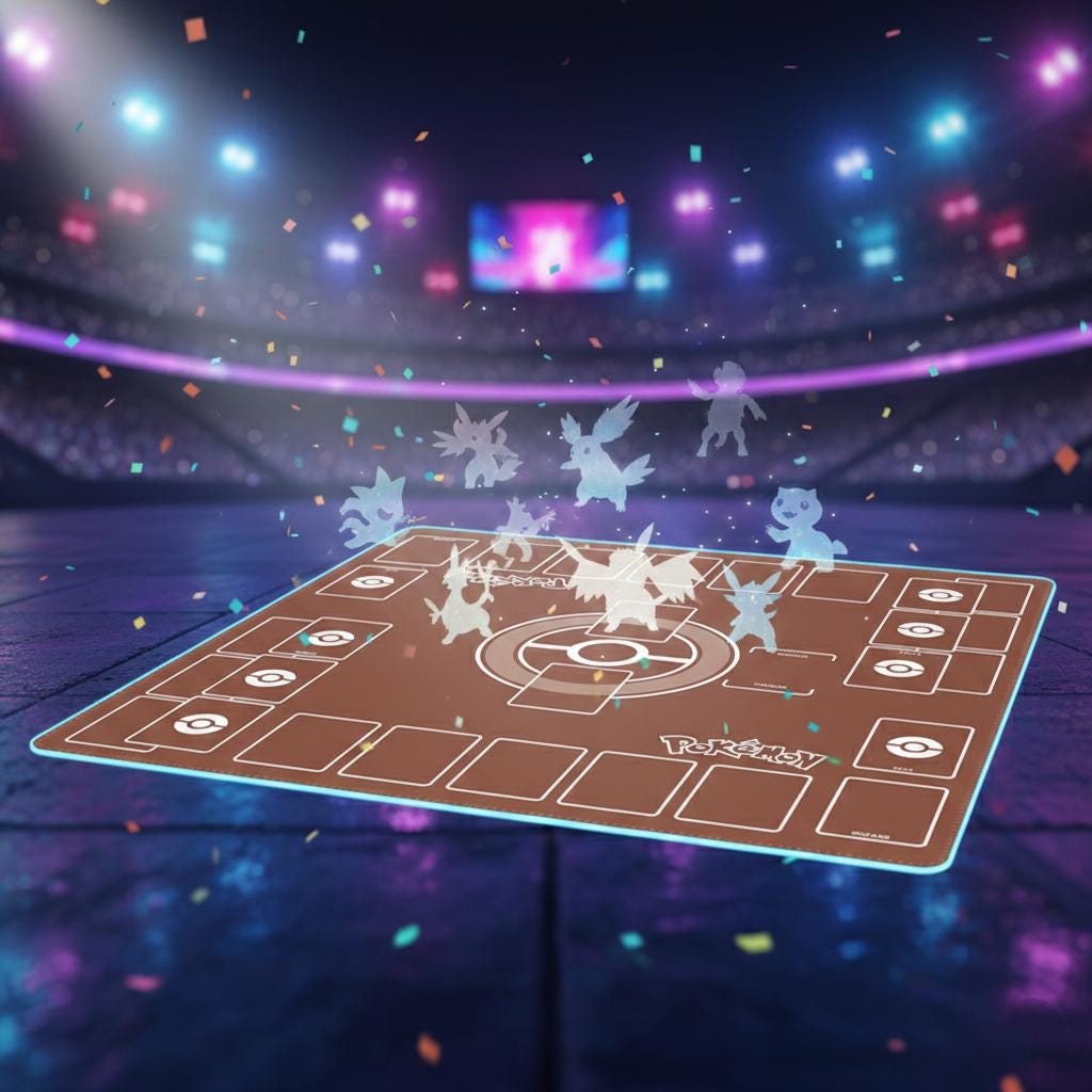 Pokémon-Spielmatte für zwei Spieler III
