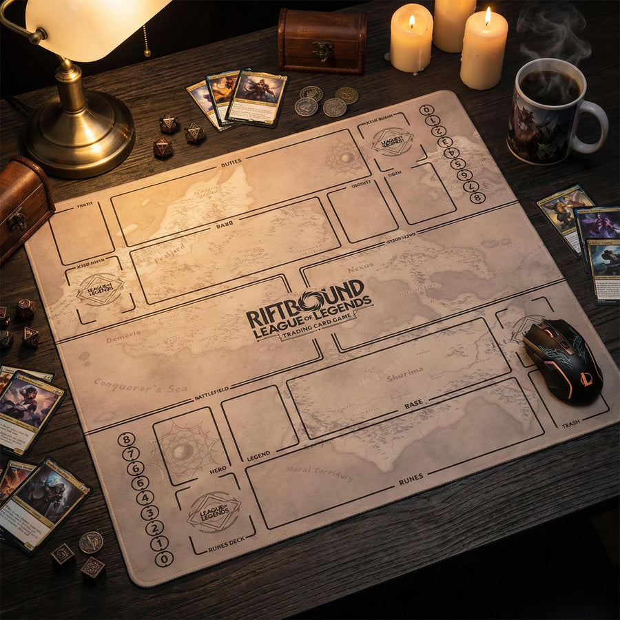 Riftbound Two-Player Battlefield Mat