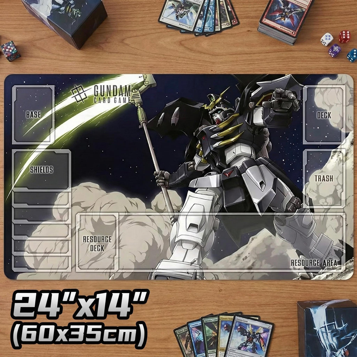 Deathscythe Hell Gundam Wing Playmat