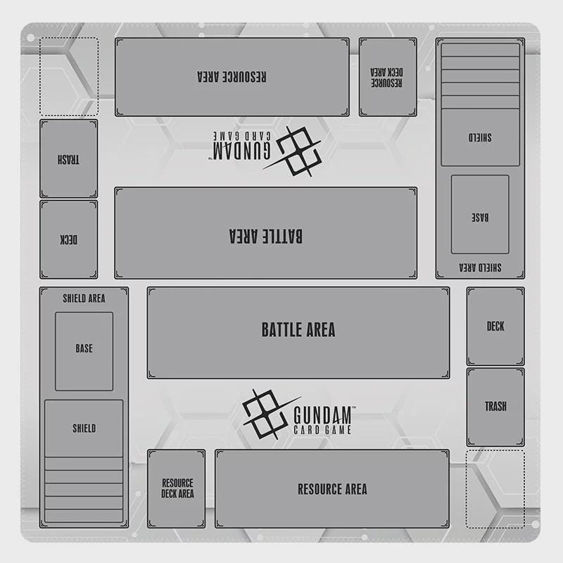 Two-Player Gundam Duo Battle Mat