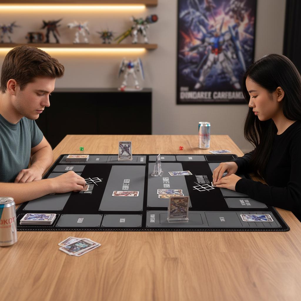 Playmat per Gundam per due giocatori nera