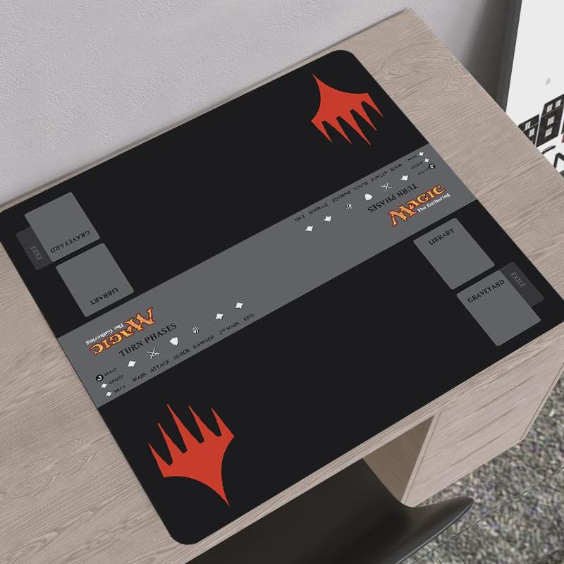 Two-Player MTG Commander Mat