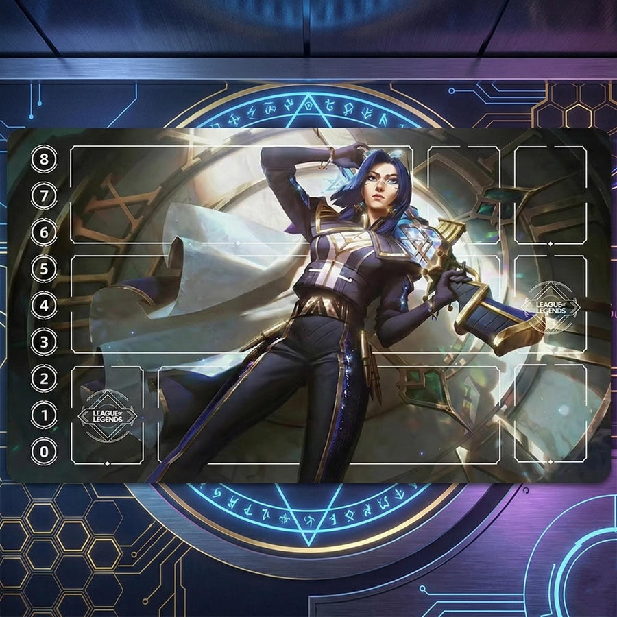 Battle Academia Caitlyn Riftbound Playmat